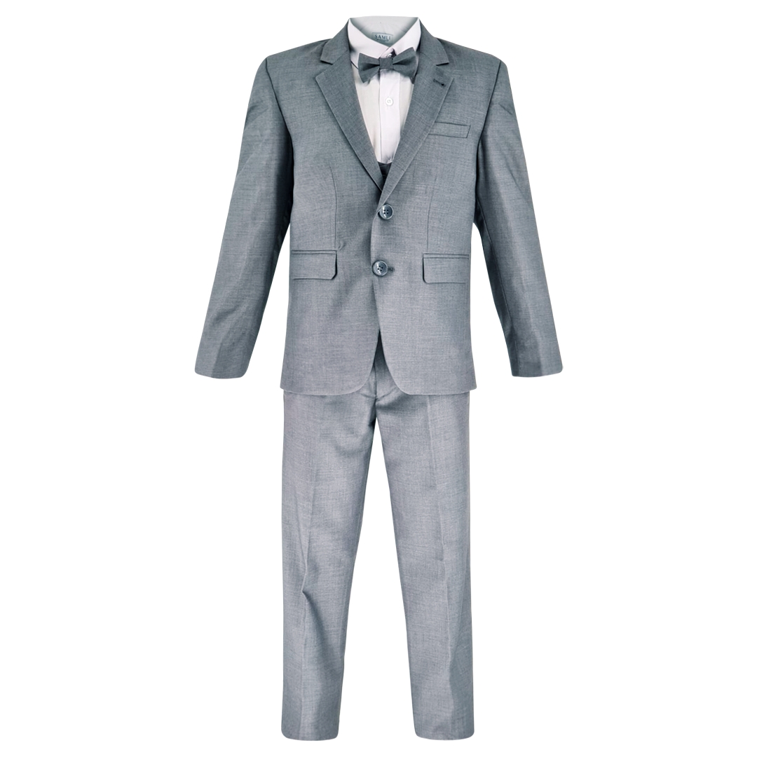 Grey 7 Piece Ensemble Suit