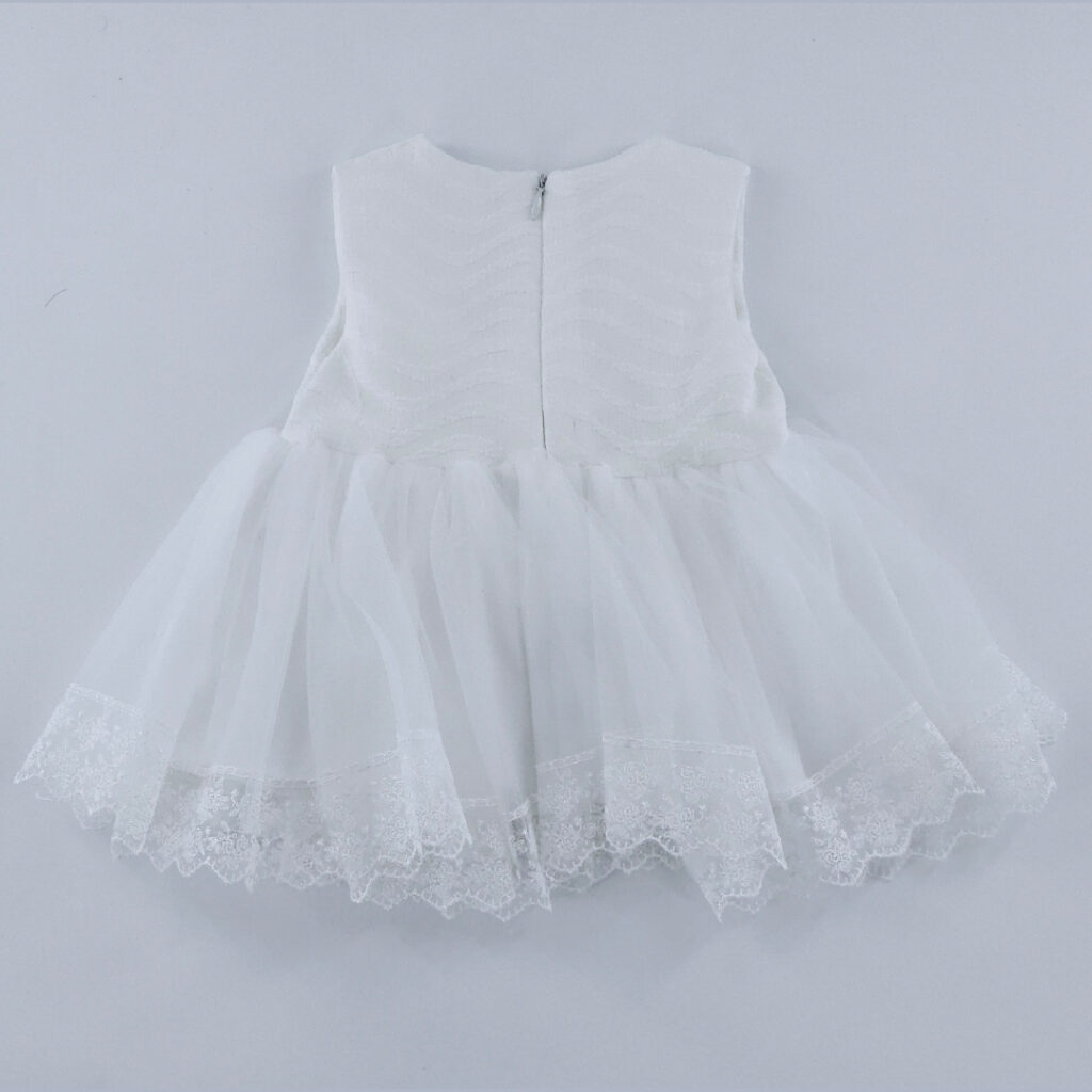 White Bolero Flower Girl Dress